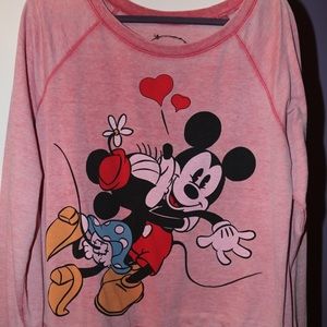 Pink Mickey tee